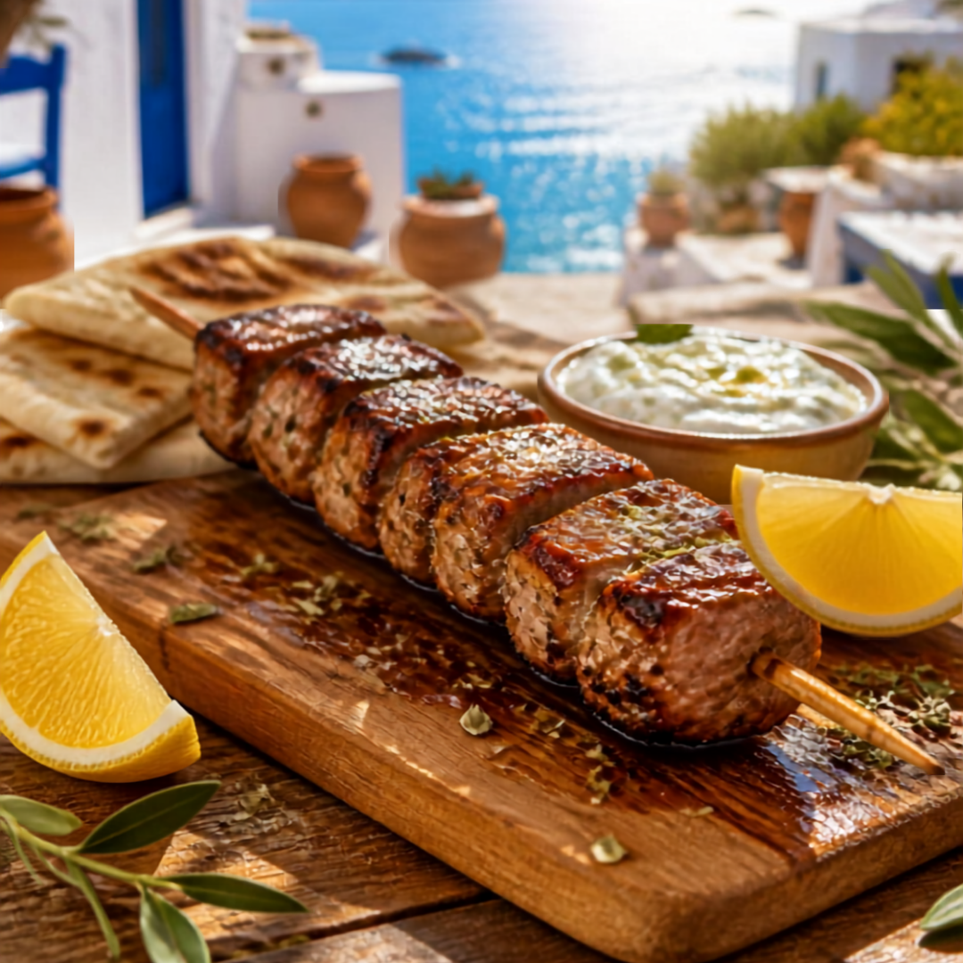 Souvlaki (varkensvlees, per stuk)