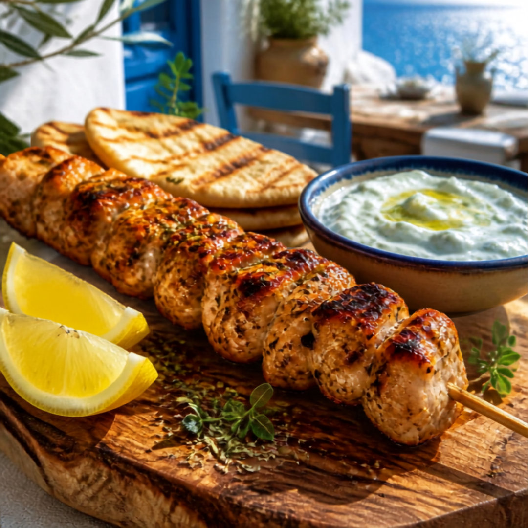 Kipsouvlaki (per stuk)
