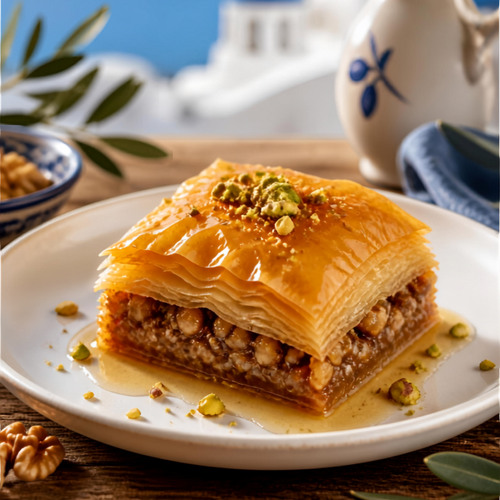 Baklava, Grieks dessert met noten en honing – Kalispera Gyros